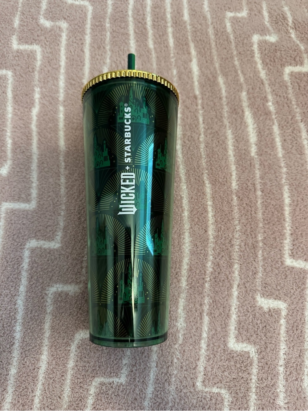 Starbucks x Wicked Emerald City Metallic Green Cold Cup